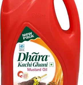 DHARA Kachi Ghani Mustard Oil Can  (5 L)
